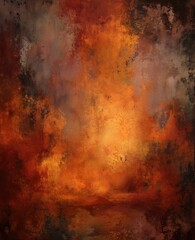 Obraz premium Abstract Warm Colorful Texture with Fiery Hues and Soft Gradients in Earthy Tones