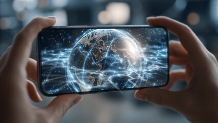 Exploring Digital Connectivity Through Smartphone Visuals With a Global Theme Generative AI - Powered by Adobe