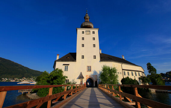 The Schloss Ort  in Gmunden in Upper Austria
