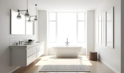 Sleek and Elegant Modern Bathroom Interior