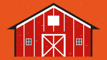 Weathered Reclaimed Barn Wall Illustration