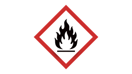 Flammable hazard symbol for safety and caution, a vital visual warning for dangerous materials and environments, promoting awareness and prevention of fire risks