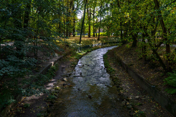 rzeczka , strumyk w Chrzanowie © rob