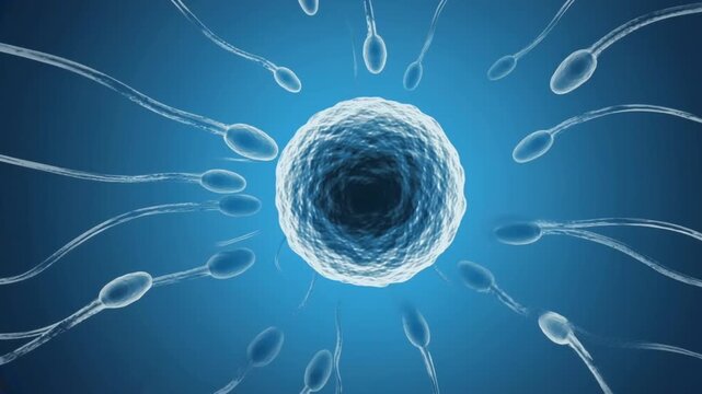 Sperm and Human Egg
