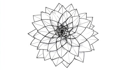 Obraz premium Abstract flower design