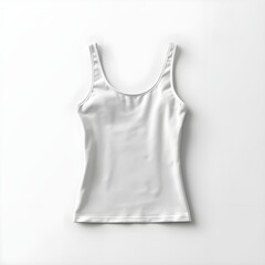 Plain Blank T-Shirt Mockup Isolated on White Background for Apparel Design, Branding, and Fashion Presentation