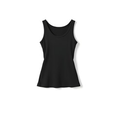 Plain Black T-Shirt Mockup Isolated on White Background for Apparel Design, Branding, and Fashion Presentation Template Miimal Mock Up Clothing Brand, Print Design Product Design