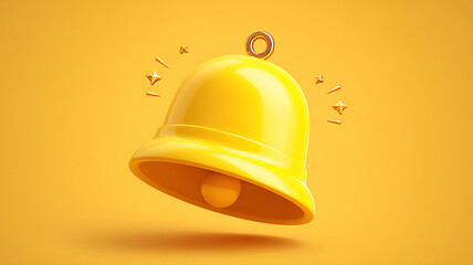 Notification Bell with Sparkles: Stay Updated with Important Alerts and Notifications for Timely Information and Notifications