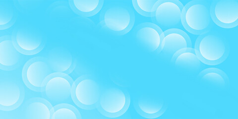 Abstract light blue geometric background with circles design.  Perfect for Business background hitech technology digital design illustration web template background backdrop desktop wallpaper bubbles.