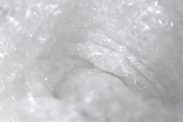 Close up of a bubble wrap sheet wallpaper background texture