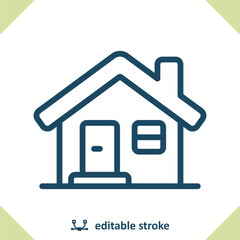 House Icon. Home, Building, Real Estate