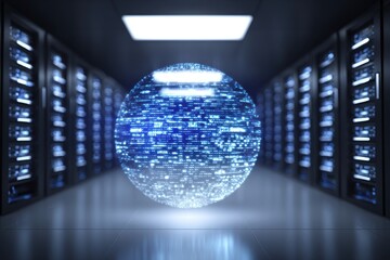 artistic rendering of a post apocalyptic lab handling email reconstruction and archive draft recovery from a damaged server, emergency announcement hologram displaying classified report