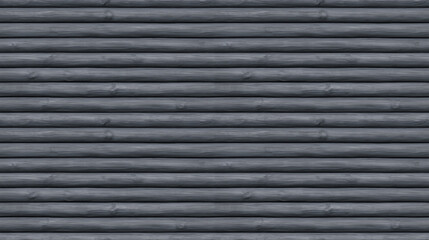 Obraz premium SEAMLESS gray log wall background, natural wood texture, rustic log cabin wall.
