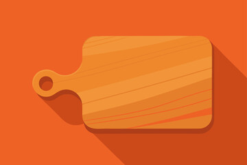 wooden cutting board background illustration