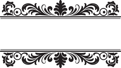 Elegant Vintage Ornamental Border Frame