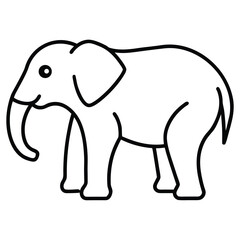 elephant silhouette vector art