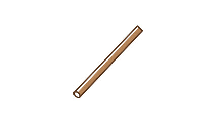 Simple Wooden Dowel Rod with a Light Brown Finish.