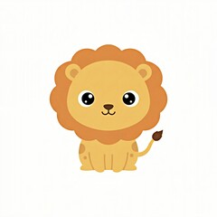 Cute baby lion