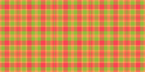Vibrant plaid pattern with retro flair. Seamless textile design in warm colors. Ideal for backgrounds, fabric textures, and creative projects.