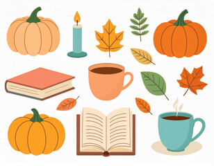 Minimal autumn elements