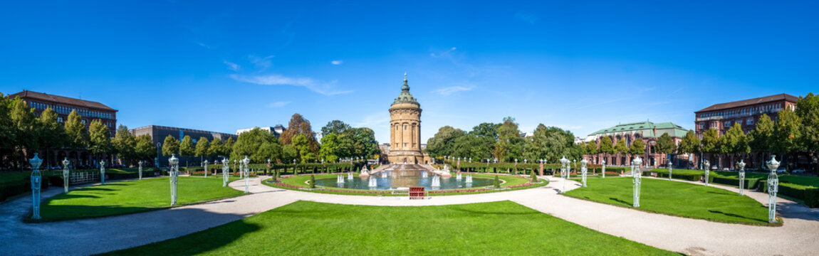 Wasserturm, Mannheim, Baden Wuerttemberg, Germany 