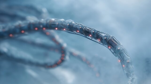 Robotic pipe cleaners navigating underground sewer lines highlight smart technology, urban infrastructure maintenance, remote inspection, and innovative approaches to large-scale pipeline cleaning.