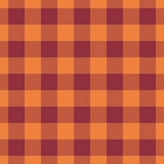 Classic checkered pattern in warm hues. A rustic, textile design with a cozy, vintage feel. Ideal for backgrounds, fabrics, or fallthemed projects.