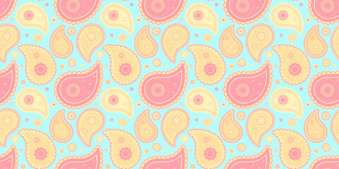 Boteh paisley on simple heritage. Growth royalty at twisted beauty. Artwork picture a doodle herb.