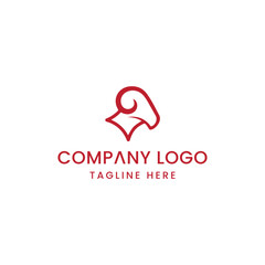 Initial Letter GOAT logo Design Outstanding Creative Modern Symbol  Sign
