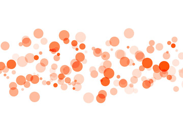 Vibrant Orange and White Abstract Background with Falling Red Petal Shapes graphic design