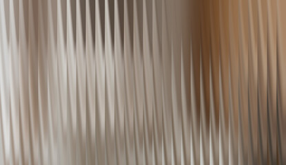 Obraz premium Abstract pattern with lines in a warm, muted color palette, creating a sense of subtle movement