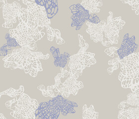 seamless pattern with flowers