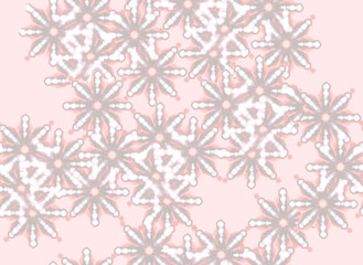 seamless pattern with snowflakes