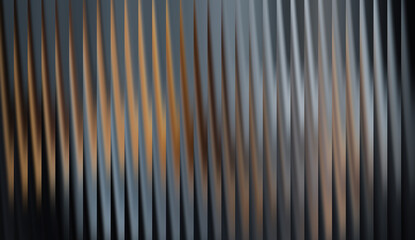 Abstract metallic rippled surface pattern in shades of gray and gold, creating a dynamic visual effect. The textured background with vertical lines is perfect for modern designs