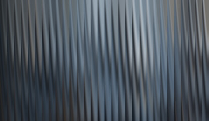 Abstract metallic pattern showing vertical ridges, perfect for textured backgrounds