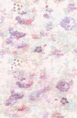 abstract watercolor background flowers