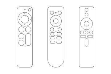 Modern TV remote/controller wireframe!