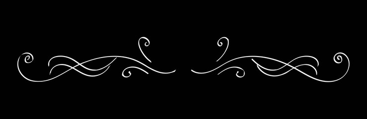 Handwritten calligraphy. Simple lines. Monochrome.	
