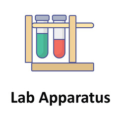  Lab Apparatus Vector Icon which can easily modify or edit