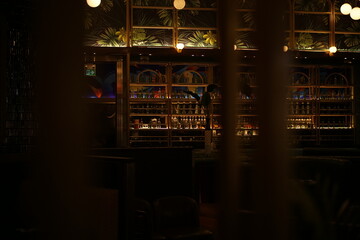Obraz premium Night view of the city
