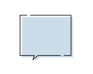 シンプルな破線吹き出し