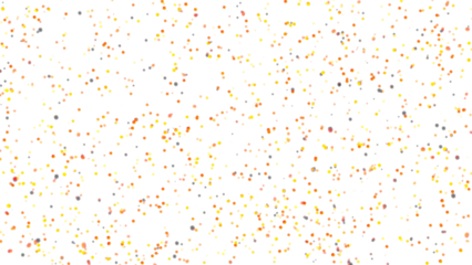 Colorful confetti is falling against a transparent background, creating a festive overlay perfect for celebrations and joyful designs. 3d render