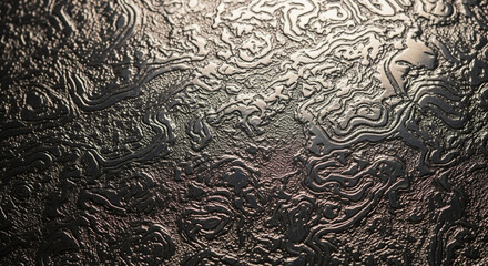 Rare-meteorite alloy of precious metals with a three-dimensional texture of the material.