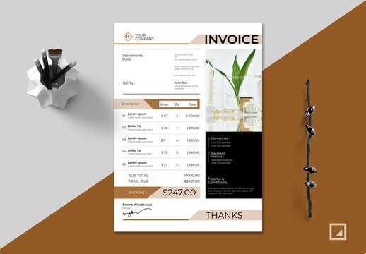 Company Invoice Layout
