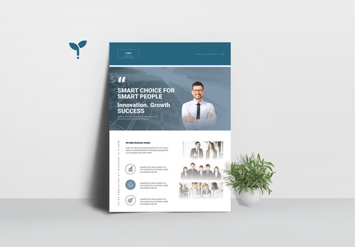 Creative And Clean Corporate Flyer Template