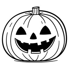 jack o lantern doodle
