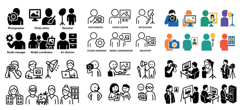 People in creative photography and design roles - Powered by Adobe