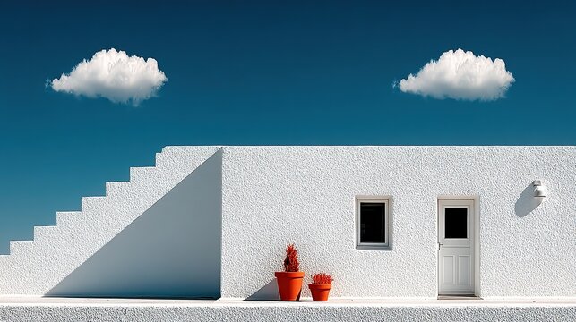 Premium closeup: pale blue plaster and rectangular window, soft daylight zero distortion, ultra-sharp texture for magazine spread, brand wallpaper or architectural concept