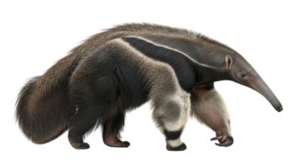 Giant anteater transparent background cutout png