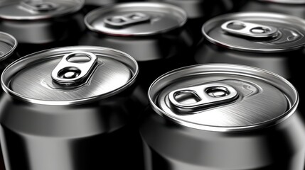 Crisp refreshing drinks beverage warehouse product shot industrial setting close-up view high-quality photography